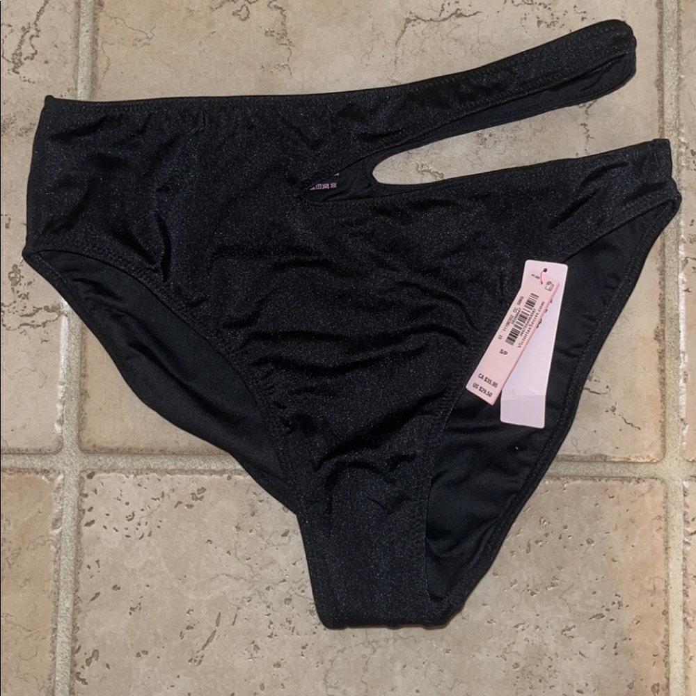 Victoria’s Secret bikini bottoms black size small